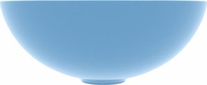 Umywalka vidaXL Umywalka łazienkowa, ceramiczna, jasnoniebieska, okrągła 3