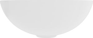 Umywalka vidaXL Umywalka łazienkowa ceramiczna okrągła matowa biel 3