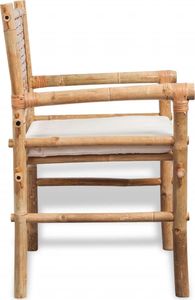 Elior Zestaw drewnianych mebli ogrodowych - Della (E4187vidaxl_41892) 6