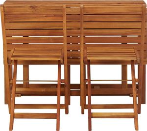 Elior Zestaw drewnianych mebli ogrodowych Folda 5