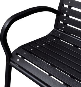 Elior Ławka ogrodowa Dess - czarna 3