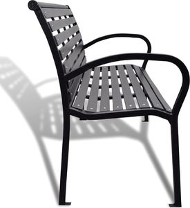 Elior Ławka ogrodowa Dess - czarna 4