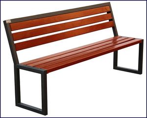 Elior Ławka parkowa Gloria 150cm - 84 kolory Biały 3