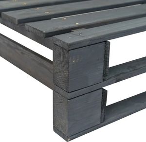 Elior Ławka ogrodowa z palet Canther 2X - szara 4