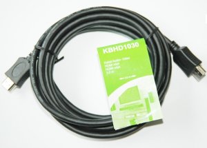 Kabel TreQ HDMI - HDMI 3m czarny (KBHD1030) 1