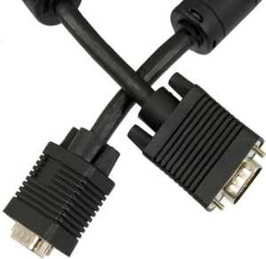 Kabel TreQ D-Sub (VGA) - D-Sub (VGA) 5m czarny (TQC1150) 1