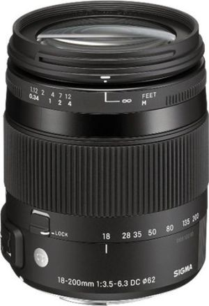 Obiektyw Sigma 18-200mm f/3.5-6.3 C DC MACRO OS HSM Nikon (885955) 1