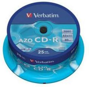 Verbatim CD-R 700 MB 52x 25 sztuk (VERCDR20685) 1
