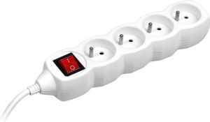 Listwa zasilająca Tracer PowerCord 4 gniazda 3 m biała (TRALIS44616) 2