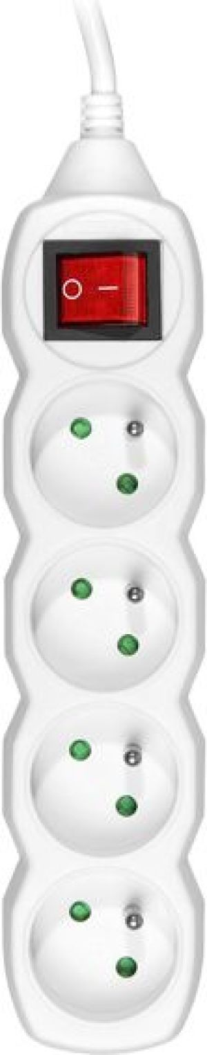 Listwa zasilająca Tracer PowerCord 4 gniazda 3 m biała (TRALIS44616) 3