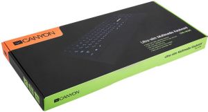 Klawiatura Canyon Soft Touch Przewodowa Czarna US (CNS-HKB6US) 2