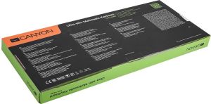 Klawiatura Canyon Soft Touch Przewodowa Czarna US (CNS-HKB6US) 3