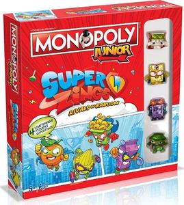 Winning Moves Gra planszowa Monopoly Junior SuperZings 1