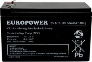 Europower Akumulator EV 12V 9Ah 1