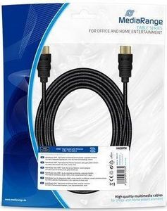 Kabel MediaRange HDMI - HDMI 5m czarny (MRCS211) 1