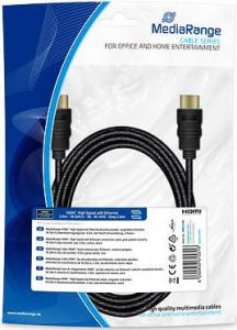 Kabel MediaRange HDMI - HDMI 3m czarny (MRCS198) 1
