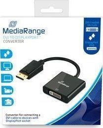 Adapter AV MediaRange DisplayPort - DVI-I czarny (MRCS174) 1