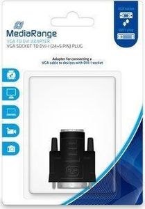 Adapter AV MediaRange Adapter VGA-DVI MediaRange MRCS172 czarny 1