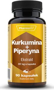 Pharmovit Kurkumina + Piperyna 90 Kaps. Pharmovit Curcuma Longa Piper Nigrum 1