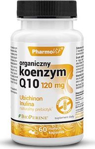 Pharmovit Koenzym Q10 Organiczny 120Mg 60 Kaps. Pharmovit Ubichinon Lnulina Korzenia Cykorii Prebiotyk Bio Perine 1