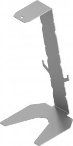 MT3CH Metalowy gamingowy stojak wieszak uchwyt hak podstawka statyw na słuchawki na biurko czarny 3