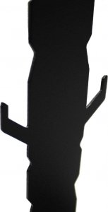 MT3CH Metalowy gamingowy stojak wieszak uchwyt hak podstawka statyw na słuchawki na biurko czarny 13