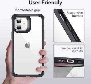 ESR Etui ESR 360 Full Body do Apple iPhone 12 Mini 5.4 Black + 2x Szkło uniwersalny 4