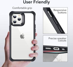 ESR Etui ESR Alliance Tough Iphone 12 12 Pro Black Czarne Case uniwersalny 5