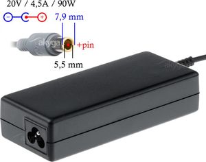 Zasilacz do laptopa Akyga 90 W, 5.5 mm, 4.5 A, 20 V (AK-ND-18) 2