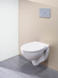 Miska WC Koło REKORD MISKA WISZ.RIMFREE35,5X52CM,BI 4