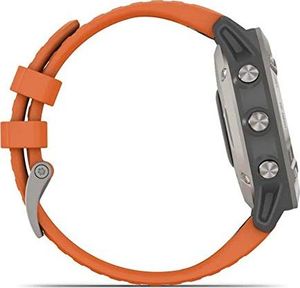 Zegarek sportowy Garmin Fenix 6 Sapphire Pomarańczowy  (010-02158-14) 3
