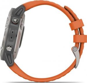 Zegarek sportowy Garmin Fenix 6 Sapphire Pomarańczowy  (010-02158-14) 7