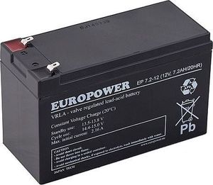 Europower AKUMULATOR EP 12V 7,2Ah ep 12- 7,2 1