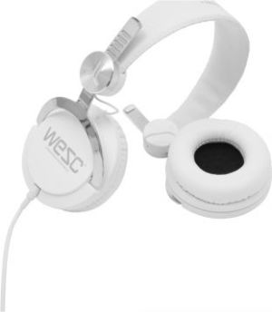 Słuchawki Wesc Bass 3.5mm, 1m, Białe (007194001) 3