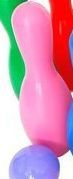 Everplast Kręgle plastikowe do zabawy dla dzieci 1 szt różowy uniw 1