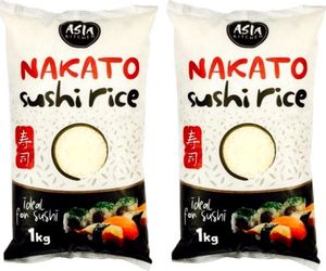 Asia Kitchen Ryż do sushi Nakato 2 x 1kg = 2kg - Asia Kitchen uniwersalny 1