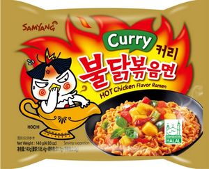Samyang Ramyun o smaku ostrego kurczaka curry, ogniście ostry 135g - Samyang uniwersalny 1