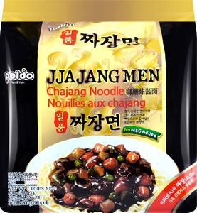 Paldo Jjajang Men, makaron z sosem z czarnej fasoli 4 x 200g - Paldo uniwersalny 1