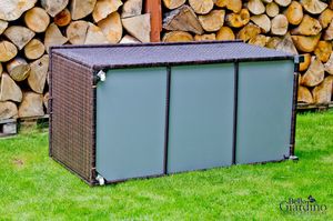 Skrzynia ogrodowa Duża skrzynia ogrodowa technorattan 5