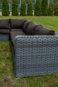 Bello Giardino Komplet Z Technorattanu Maestoso Szary 7