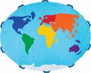 Akson Zestaw Mata Edukacyjna Mapa Świata Zabytki 1