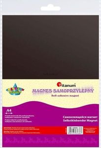 Titanum TITANUM Magnes samoprzylepny arkusz A4, 1 mm uniw 1