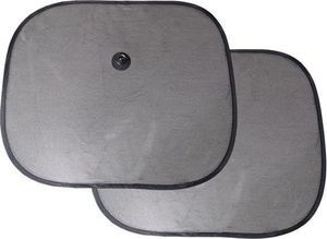 Osłony przeciwsłoneczne na przyssawki, czarne 44x38cm, 2szt. uniwersalny 2