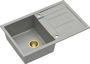 Zlewozmywak Quadron MORGAN 111 GraniteQ złoty / szary metalik 2