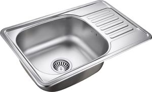 Zlewozmywak Steiner EDDIE 111 Steinsteel zlew z syfonem 1-komorowy z/o 2