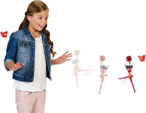 Figurka Cobi Figurka Miraculum Biedronka i czarny kot 19cm z linką do zjeżdżania 3