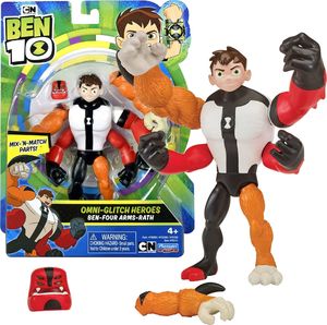 Figurka Giochi preziosi Czteroręki BEN10 Omni-Glitch Heroes Four Arms-Rath Figurka 1