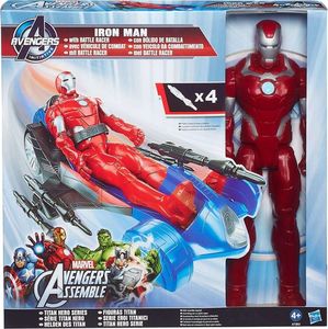 Figurka Hasbro Avengers Titan Hero Series - Iron Man & Battle Racer (A7363) 1