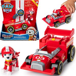 Figurka Spin Master Psi Patrol Ready Race Rescue - Marshall + wyścigówka z napędem i dźwiękiem (6054502) 1