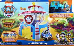 Spin Master Psi Patrol baza z windą Dino Rescue + figurka Rex i pojazd 13